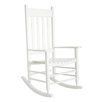 Alternative view of HOMESTEAD Wooden Rocking Chair, White