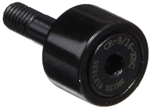 Accurate Bushing CR-9/16-XBC Smith Bearing Cam Follower Needle Roller Bearing, Regular Stud with Hex Head, Crowned, Sealed