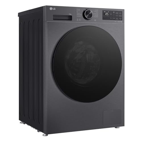 LG F4WX701YB Waschmaschine (11 kg, Energieklasse A-40%, 1.400 U/Min.) mit AI Wash, TurboWash 360, Steam, ThinQ, Schwarz
