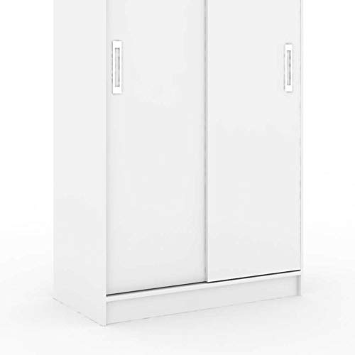 Guarda-Roupa Solteiro Berlim 2PT Branco