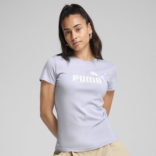 Image of Puma Women Cotton Letter Print Regular Fit Tees