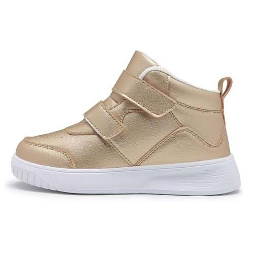 Image of Boys Girls Sneakers for Kids High Top Casual Lightweight Classic Adjustable Strap Dual Hook and Loops Running Shoes