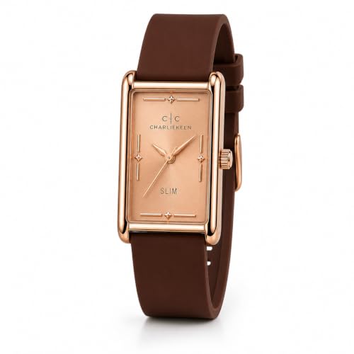 Image of CHARLIEKEEN Slim Rectangular Mens Analog Watch
