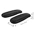 TOYANDONA 2pcs Comfortable Armrest Cushions for Office Chairs Ergonomic Replacement Arm Pads Pu Leather Covers for Gaming and Household Use for Stress Relief