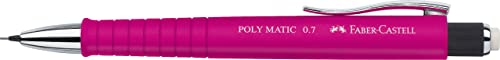 Porte-mines Poly Matic 0,7 mm Faber-Castell rose lot de 5 pièces