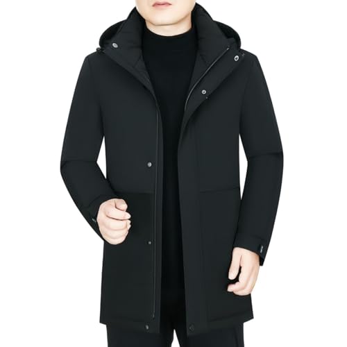 Veste matelassée homme fausse fourrure vison pour sorties hivernales confort