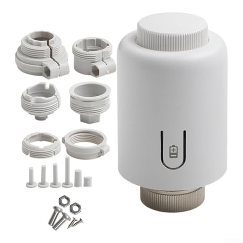 Thermostat programmable sans fil pour vanne de radiateur ZigBee TRV avec télécommande et réglages vocaux de la température