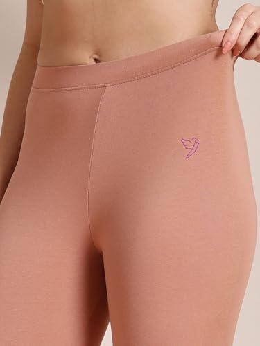 Image of TWIN BIRDS Tailored Cut and Classic Fit Super Stretchable Elastane Fabric Churidar Leggings for Women