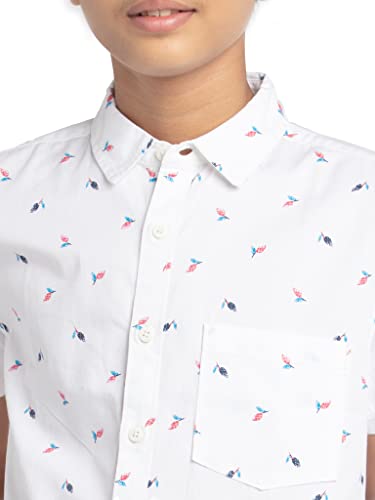 Image of Under Fourteen Only Solid Regular Fit Shirts for Boys