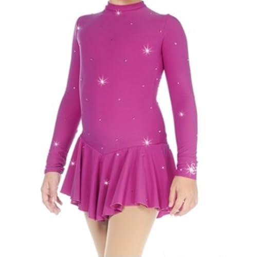 Robe patinage artistique Sagester Modèle 200 violette vêtement femme
