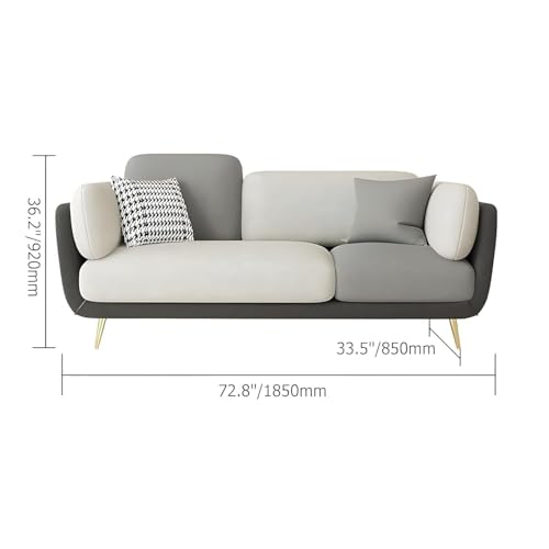 Image of Stylish & Luxury Cushioned Couch Relax sectional Sofa in Fabric & Velvet and Heavy Duty Sofa Ideal for bedrooms, Living Rooms, Guest Rooms and Office-(3 Seater Velvet Green).