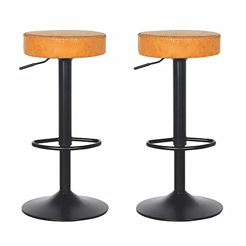 Kit 2 Banquetas Viena Caramelo Vintage