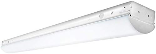 LED 4' 40W LED Garage Shop Light Wraparound Flush Mount Ceiling Light, 100W Equiv. Ultra Bright 4000lm, Cool White 4000K for Laundry Rooms, Hallways, Offices, Workbenches