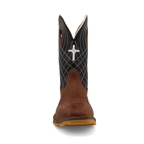 Image of Twisted X Men's 12 inch Pull On Nano Composite Toe UltraLite X Waterproof Western Work Boot
