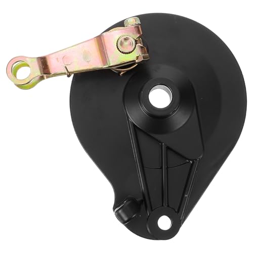 BESPORTBLE Rear Drum Brake Cover Shoes Assembly for Electric Motorcycle with Cable Positioning Rear Wheel Brake Drum Upgrade Kit for Enhanced Safety and Easy Installation