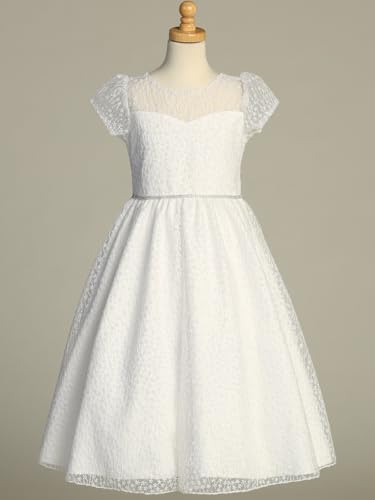 Made in USA - 1st Communion Dress - White First Communion Dress for Girls - Vestidos de Primera Comunión Niña3