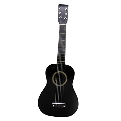 Cyruss 23'' Acoustic Folk Classic Guitar for Beginners Student Adults Player 6 Strings Black Cyruss 23'' Acoustic Folk Classic Guitar for Beginners Student Adults Player 6 Strings Black