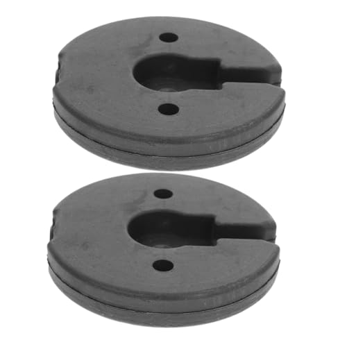 Cabilock 2pcs Heavy-duty Lamp Bases Weight Block Iron Weight Accessory For Desk And Floor Lamps Round Chassis For Home Lighting Support And Stability