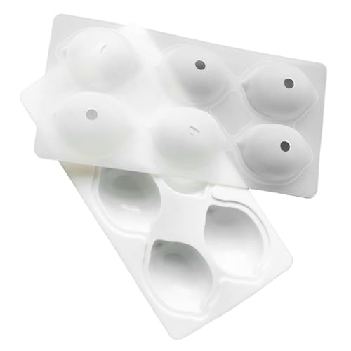 Molde de silicona creativa de 6 cuadrículas, moldes para hornear con forma de limón antiadherente para brownies, pasteles, mouses, cubitos de hielo, chocolate, manualidades de resina y postres d