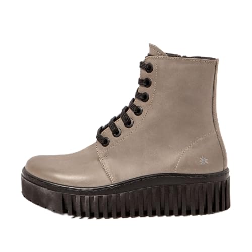Art Para Mujer. 1151712EW003_039 Botines De Piel 1517 Brighton Gris (42), 1 A 3Cm, Cremallera, Casual-image