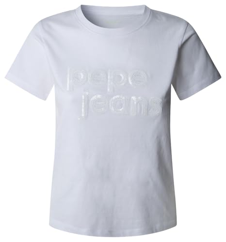 T-shirt Pepe Jeans Aria pour femme en coton casual chic