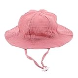 TOVINANNA Verstellbare Leichte Fischerhut mit Breiter Krempe für Jungen und Mädchen Uv Schutz für Strand und Outdoor Aktivitäten