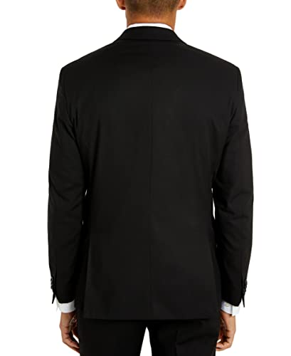 Kenneth Cole Reaction Men's Suit Jacket, Midnight Black, 38 Regular