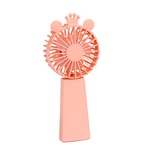 Ventilador de mano, 2 pilas AA, de bolsillo, personal para el hogar, escritorio ligero (batería no incluida, escritorio