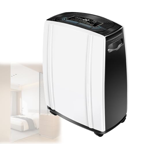 RkgSinuo Deshumidificador PortáTil con Pantalla TáCtil, Capacidad De 20/30/60 L, Control Inteligente Mediante AplicacióN, Ideal para SóTano, Dormitorio, BañO Y LavanderíA MS960B