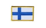 Aufnäher Patch Flagge Finnland - 8 x 6 cm