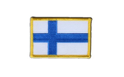 Aufnäher Patch Flagge Finnland - 8 x 6 cm