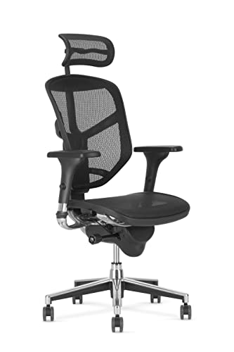 Nowy Styl ENJOY Arbeitsdrehstuhl, Stoff, schwarz, 65 x 65 x 130.5 cm Cover