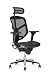 Produktbild Nowy Styl Bürostuhl Enjoy, Netzbezug, mit Synchronmechanik, 3D Armlehnen, Kopfstütze, ergonomisch, schwarz