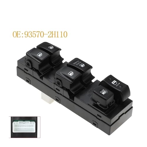 Interrupteur de lève-vitre pour Elantra HD 2007-2010 commande électrique 93570-2H110 - 2