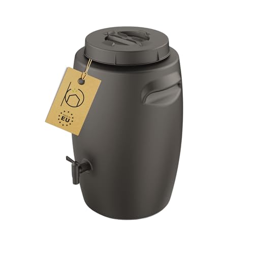 Komposteimer 55L Bio Mülleimer Komposter mit Deckel Einsatz...