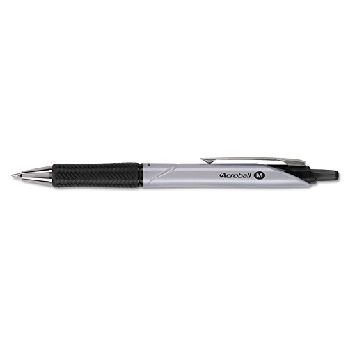 EasyTouch Pro Retractable Pen, Med Pt, 1.0 mm, Ink Color: Black 12Pk