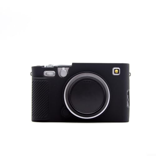Image of Silicone Camera Case for Fujifilm X-E5, Soft Protective Cover with Anti-Slip Grip, Shockproof Skin Sleeve with Precise Cutouts, Lightweight Accessory for Fuji XE5 Mirrorless Camera - Black(Black)