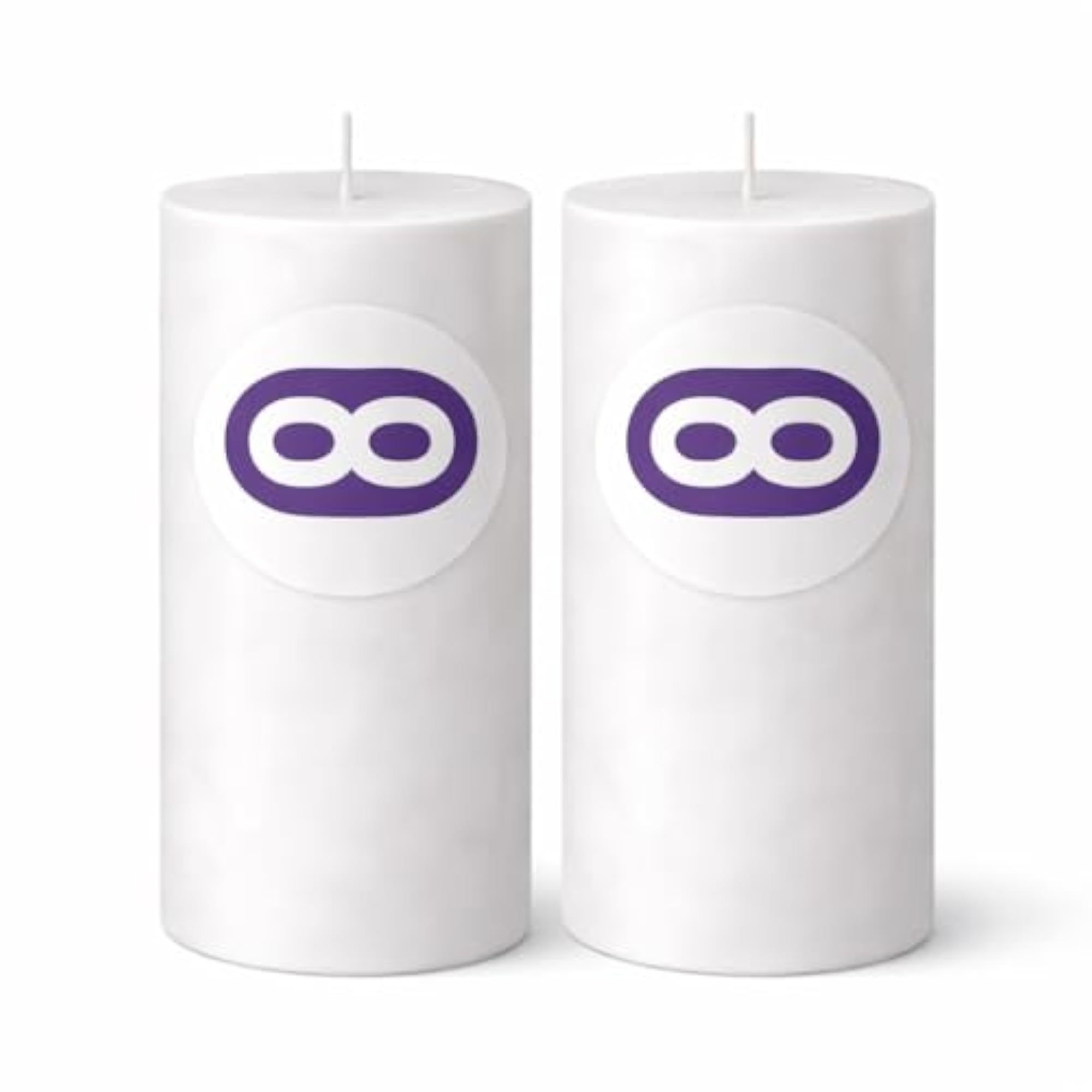 Unscented Soy Wax Pillar Candle for Meditation and Gifting