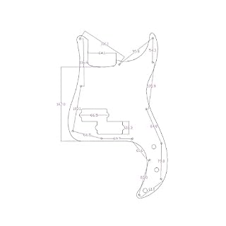 KAISH Pickguard en aluminium anodisé 13 trous pour basse basse American Fender P Doré – Image 2