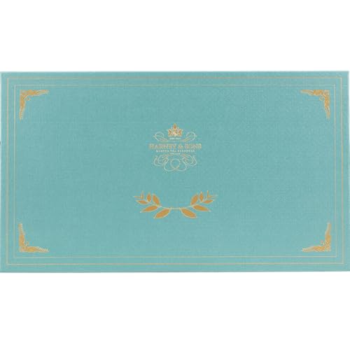 Harney & Sons Teal Tea Chest Gift, Featuring 8 Wrapped Sachet Flavors