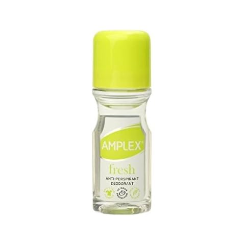SIX PACKS of Amplex Fresh Anti-Perspirant Deodorant Roll On 50ml Cover