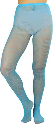 Image of ToBeInStyle Women's Sexy Vibrant Fine Classic Fishnet Full Footed Pantyhose