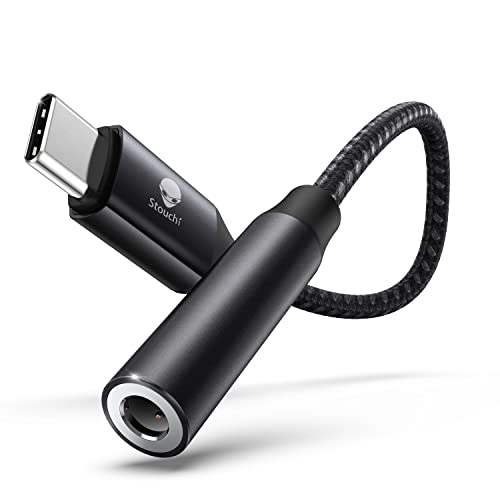 Adaptateur USB C Jack de Casque 3,5mm,Stouchi écouteurs Audio Numérique Type C vers Aux,Clé...