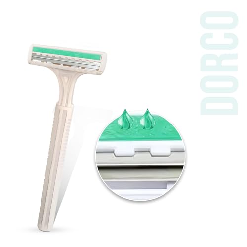 Image of Dorco Klass 2 TG702 Disposable Shaving Razors for Men | Lunbricating Strip | Twin Blade technology | Easy Cleaning | Smooth Shave | Razors for men | Pack of 25