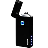 seguro y Guardar - resistente al viento, sin llama, más ligero, no necesita gas, no necesita ningún líquido, ahorro de energía, y ambientalmente friendly. una carga completa puede durar hasta una semana o chispas hasta 300 - Gran alternativa a Zippo, Bic o mecheros clipper marca relleno de gas.