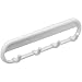 National Hardware N308-205 V2706 Four-Prong Hook in White