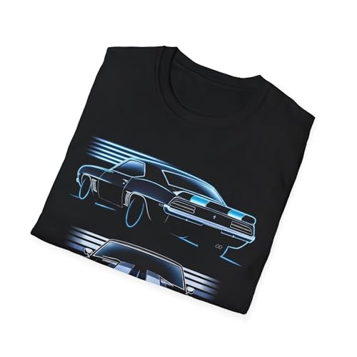Camaro Z28 1969 camiseta retro estilo neon vintage americana para amantes de coches clasicos muscle 4