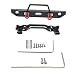 Produktbild Unbekannt RC Metall Aluminium Frontschürze mit U-Ringe Tow Hitch Fesseln und Stoßstange Halterung für Axial SCX24 AXI90081 1/24 RC Crawler Upgrades Teile