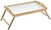 Zeller Present 24038 Plateau pour Petit-Déjeuner au Lit en Pin 51 x 32 x 25 cm