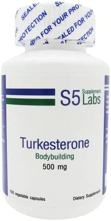 S5 Supplement Labs Turkesterone 500 mg 100 Capsules